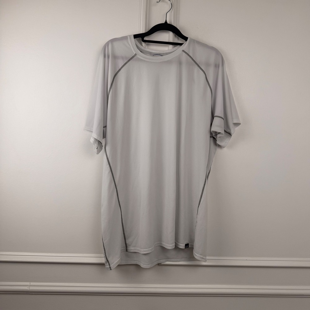 Patagonia Capilene Lightweight Baselayer Mens XL Grey Short Sleeve Hiking Shirt